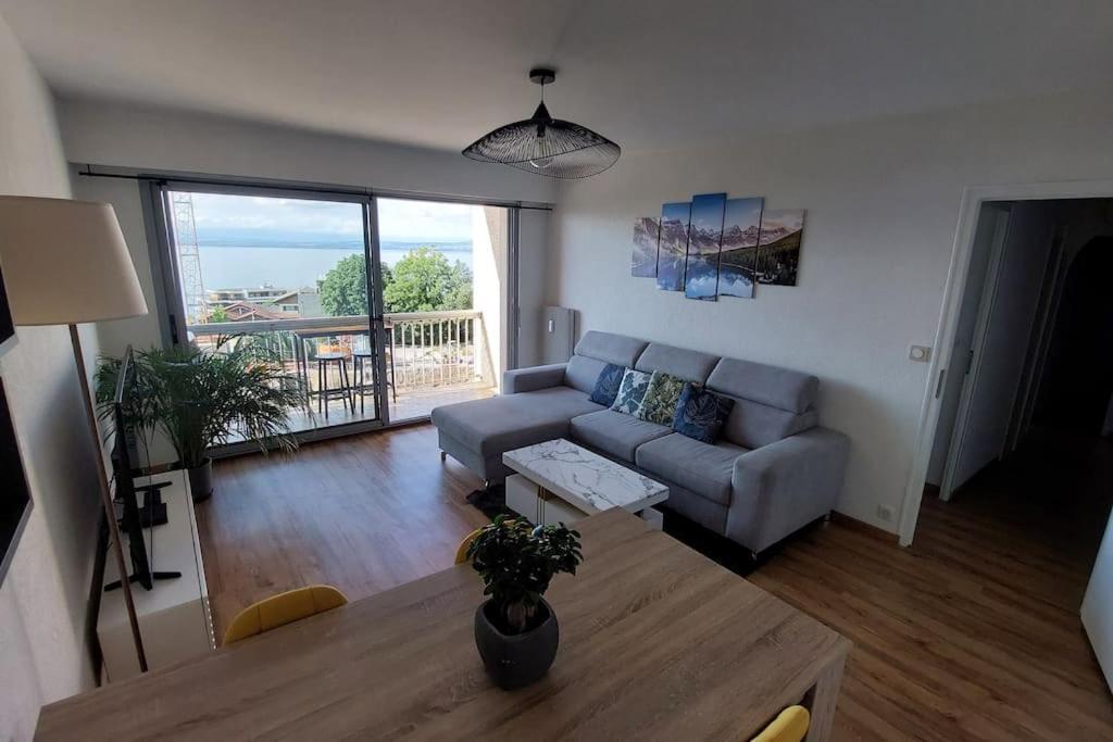 Appart Cosy Avec Vue Sur Le Lac Leman Évian-les-Bains Exteriér fotografie