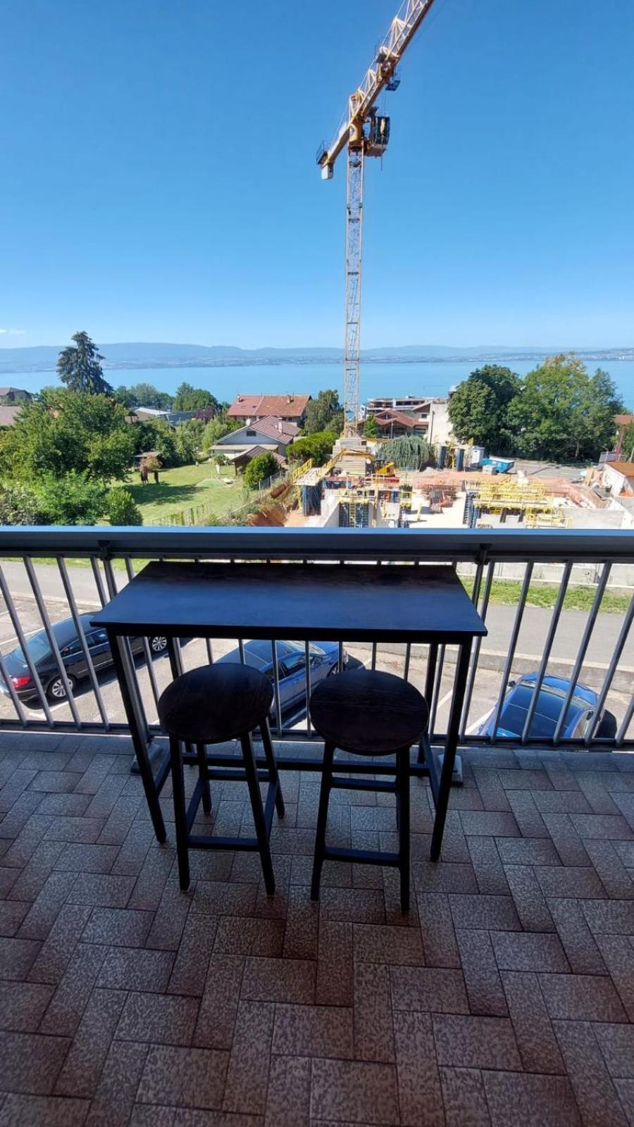 Appart Cosy Avec Vue Sur Le Lac Leman Évian-les-Bains Exteriér fotografie